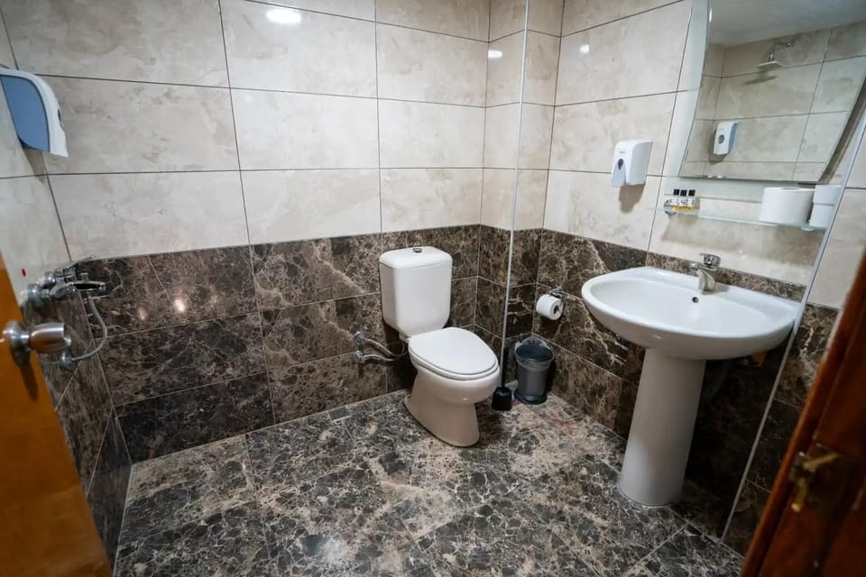 Standard Double Room | Bathroom | Shower, free toiletries, hair dryer, slippers