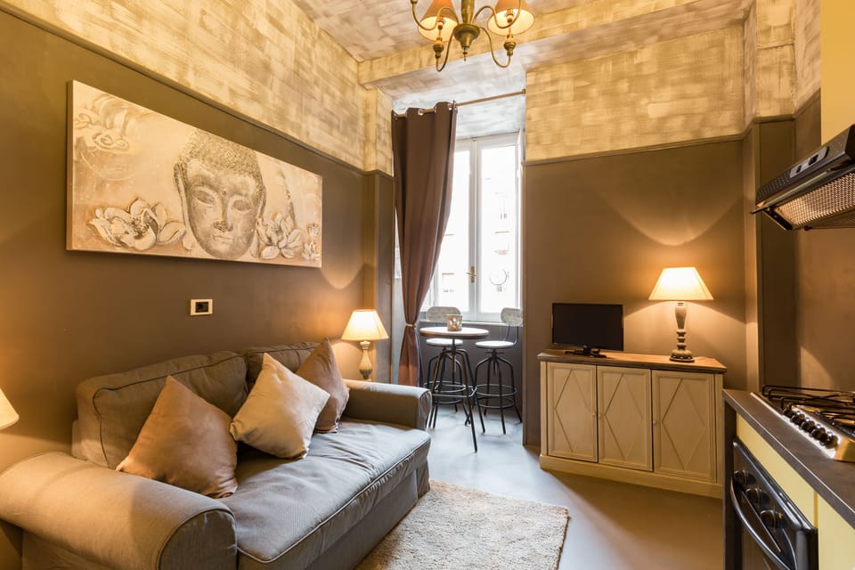 Luxury Apartment, 3 Bedrooms | Living area | Flat-screen TV