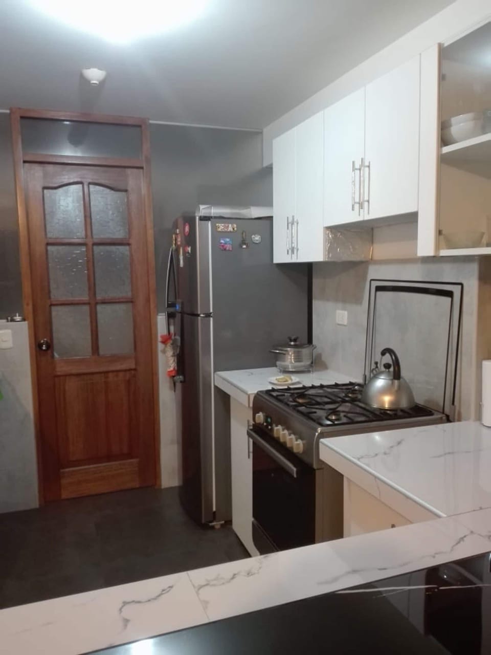 Family House, 2 Bedrooms, Non Smoking, Private Bathroom | Private kitchen | Fridge, microwave, stovetop, cookware/dishes/utensils