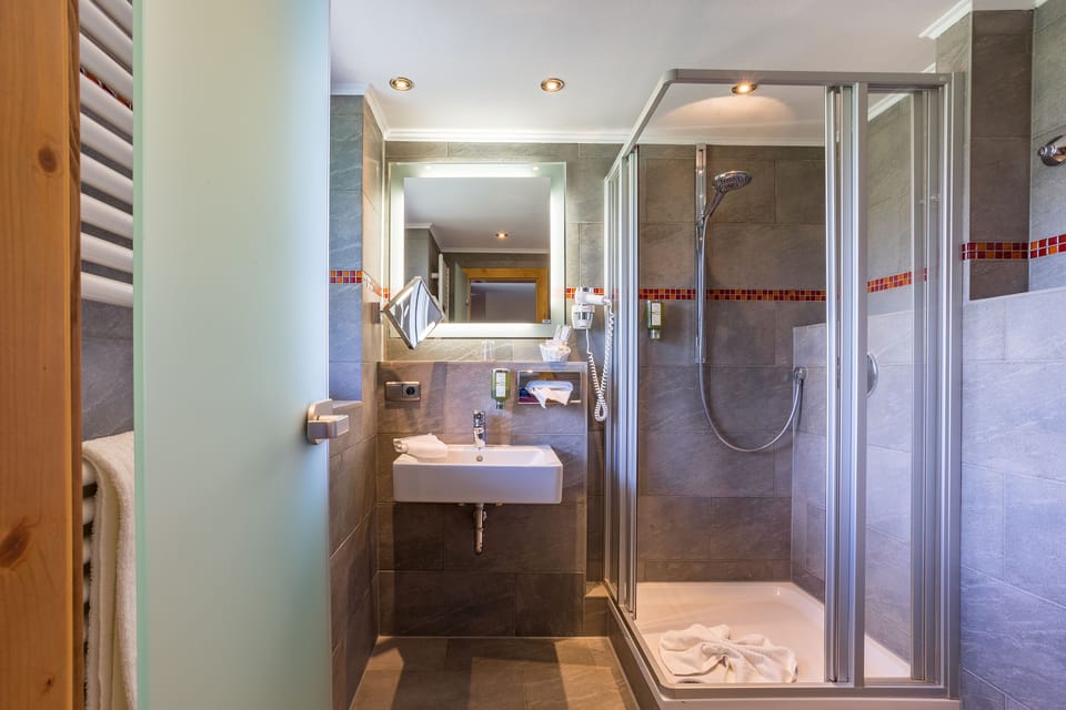 Free toiletries, hair dryer, bathrobes, slippers