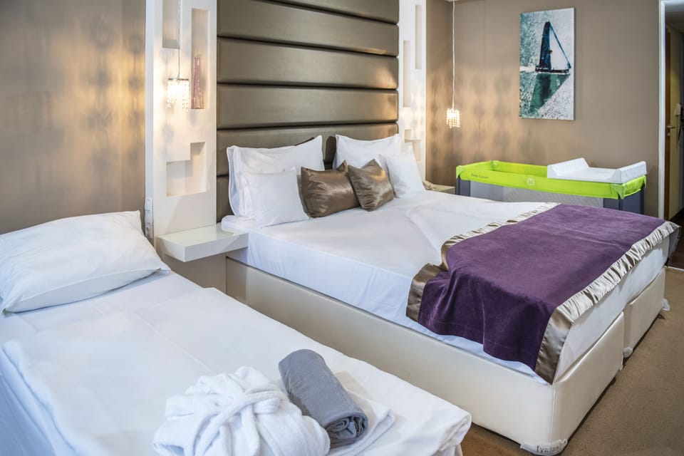 Minibar, in-room safe, desk, blackout drapes