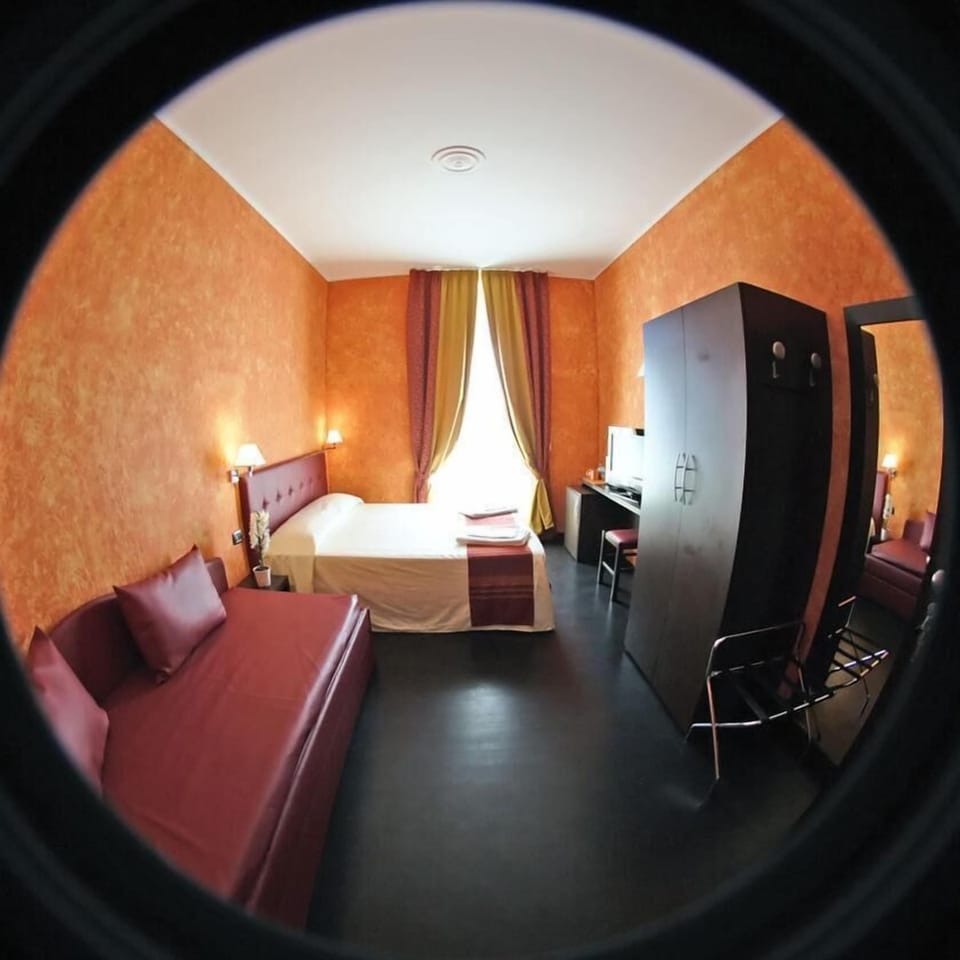 Economy Double Room (no pets allowed) | Minibar, laptop workspace, blackout drapes, soundproofing
