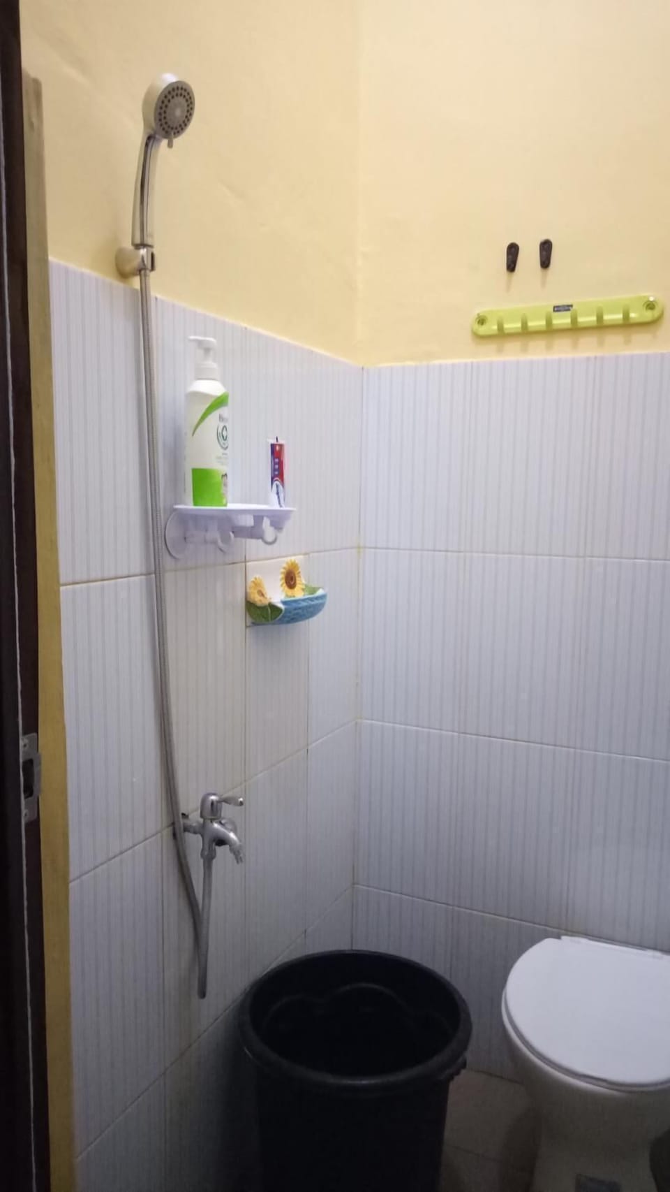 Shower, free toiletries