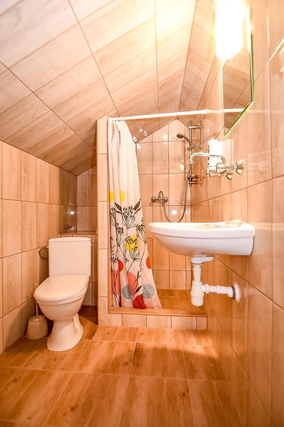 Shower, towels