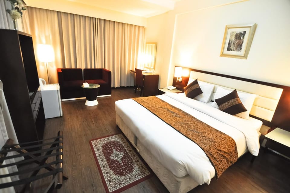 In-room safe, desk, blackout drapes, iron/ironing board
