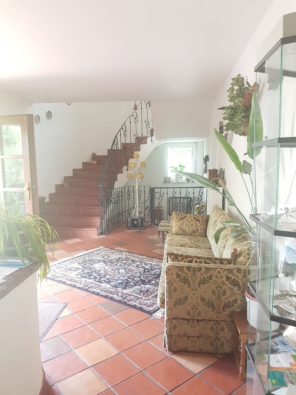 Interior entrance