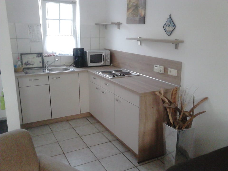 Family Apartment, 2 Bedrooms (no pets) | Private kitchen | Coffee/tea maker