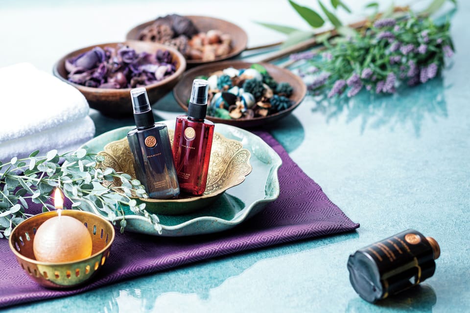 Aromatherapy, facials, massages