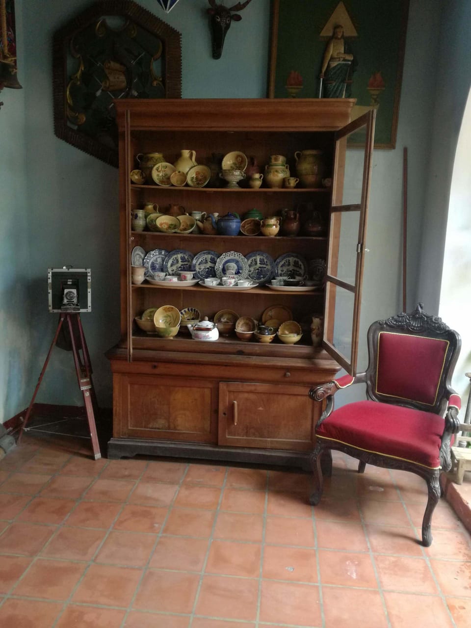 Interior entrance