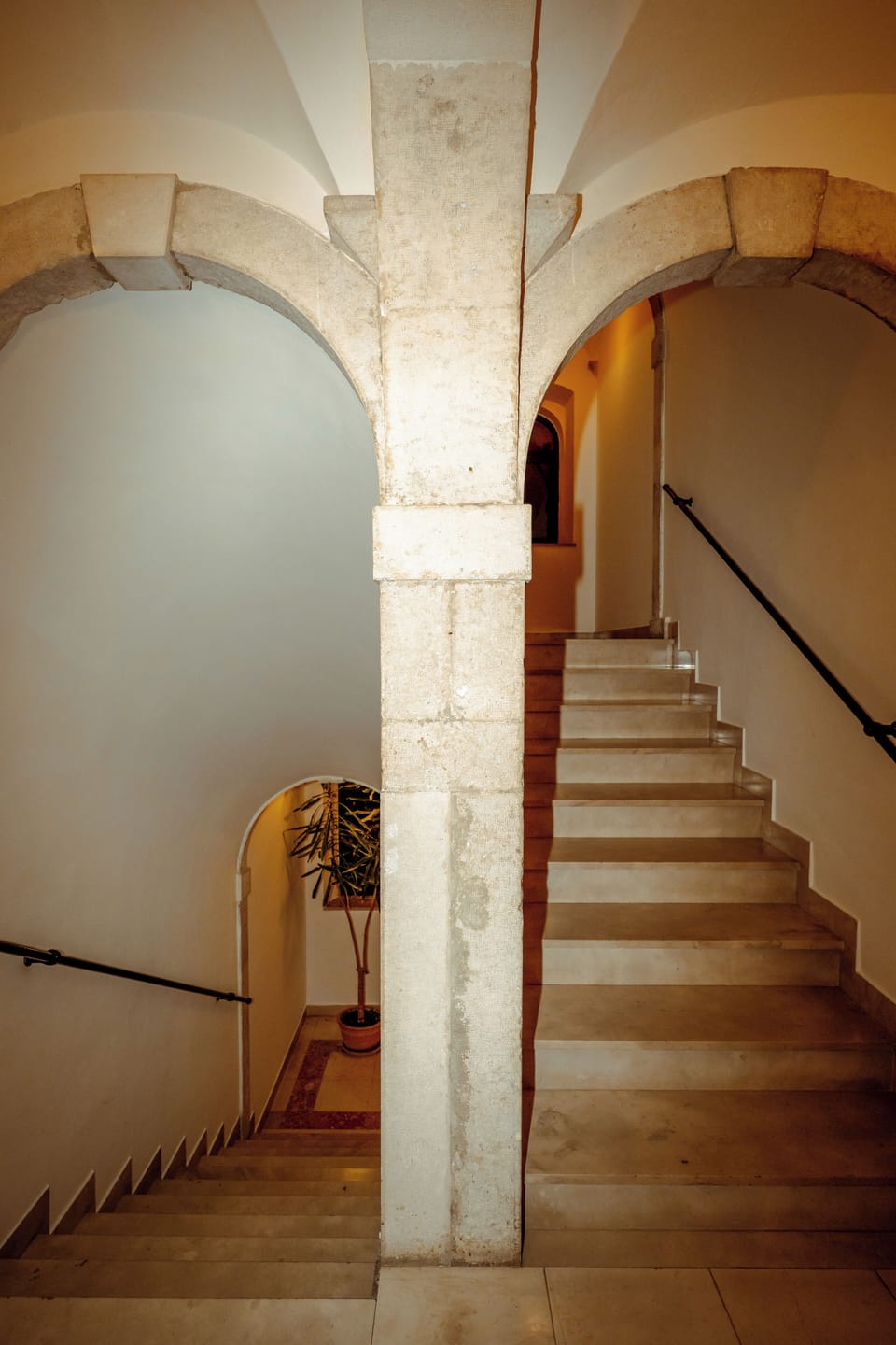 Interior entrance