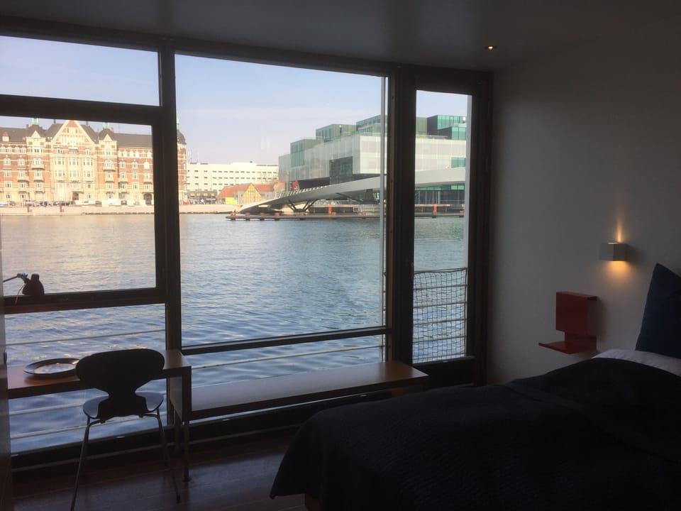 Desk, laptop workspace, blackout drapes, free WiFi
