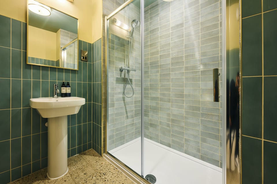 Free toiletries, hair dryer, towels