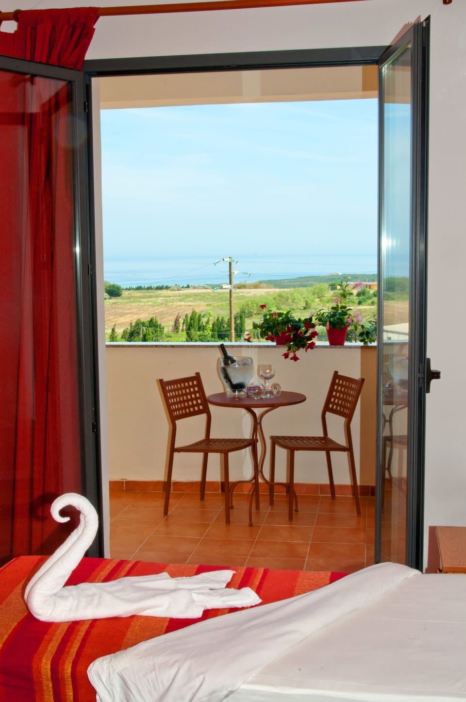 Double Room, Balcony, Sea View | View from room