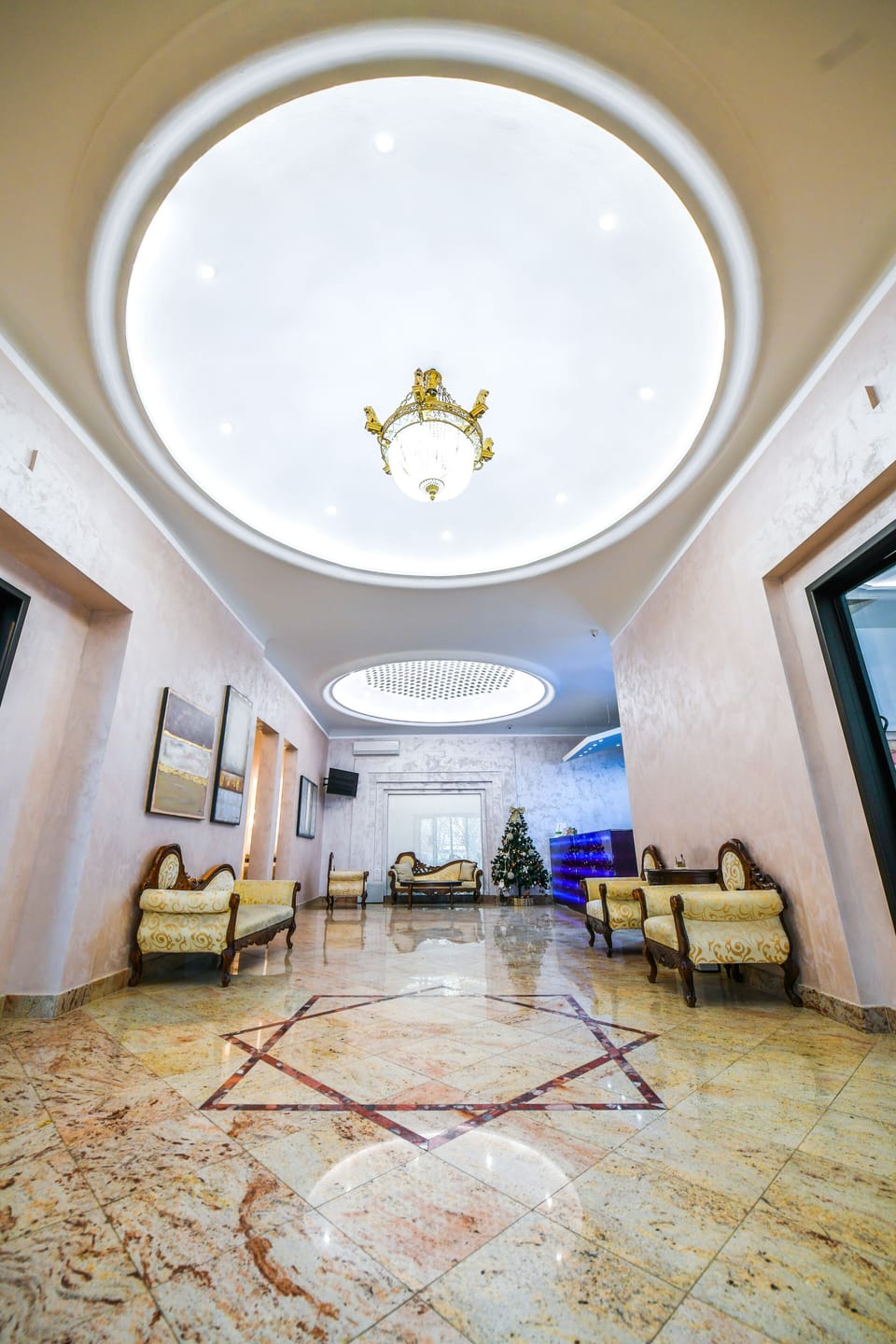 Lobby sitting area