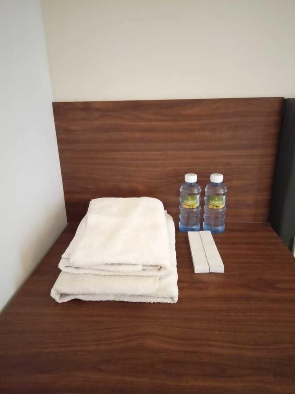 Desk, laptop workspace, free WiFi, bed sheets