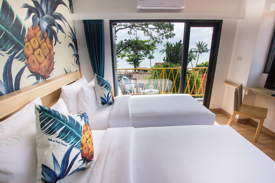 The Duo Sea View - Deluxe Twin Room with Sea View | View from room