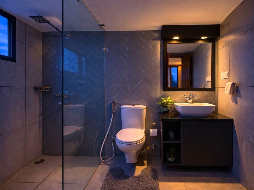 Luxury Lake View rooms with Balcony | Bathroom | Shower, free toiletries, towels, soap