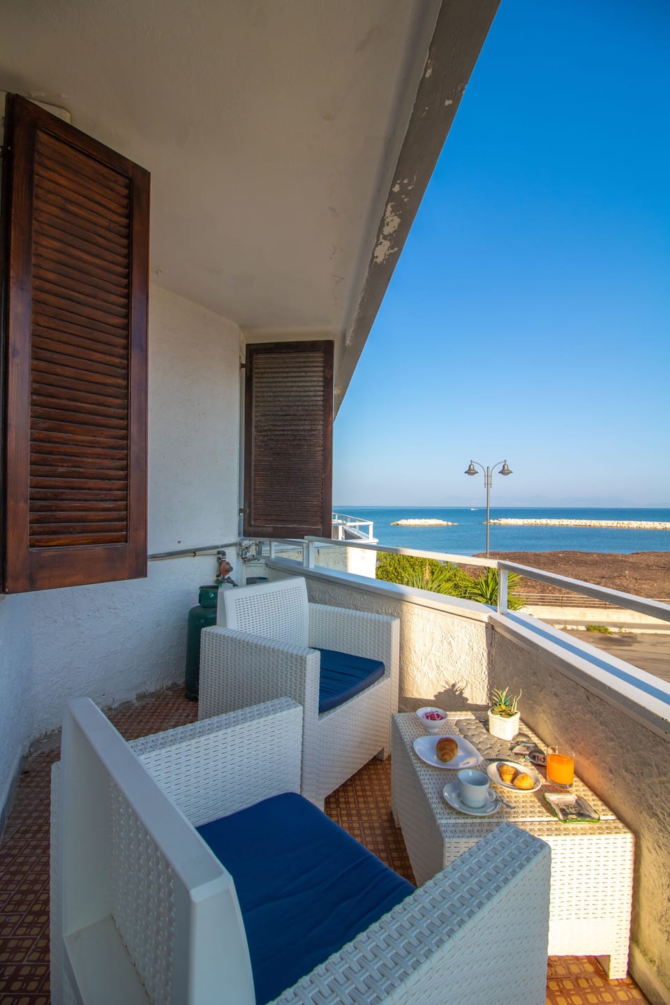 Classic Double Room, Sea View | Minibar, in-room safe, desk, blackout drapes