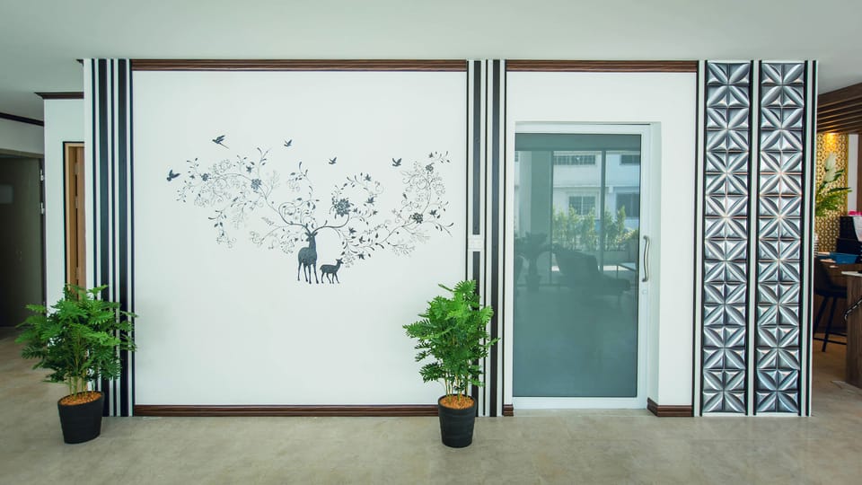 Interior entrance