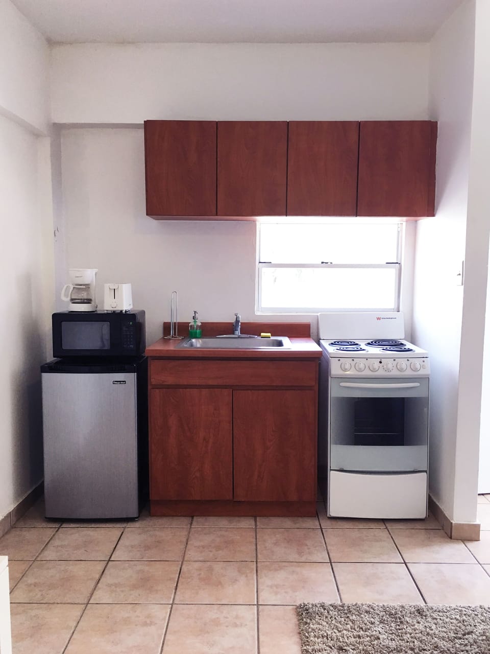 Apartment, 1 Bedroom | Private kitchen | Fridge, microwave, oven, stovetop