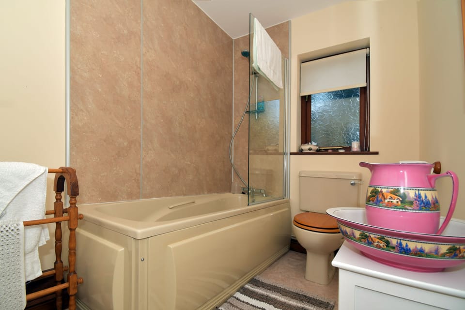 Twin Room (Private Bathroom) | Bathroom | Free toiletries, hair dryer, bathrobes, slippers