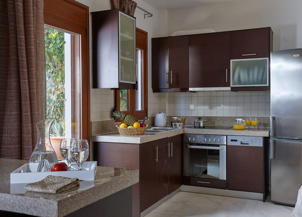 Villa, 3 Bedrooms, Private Pool, Oceanfront (Pitho) | In-room safe, soundproofing, iron/ironing board, free cribs/infant beds