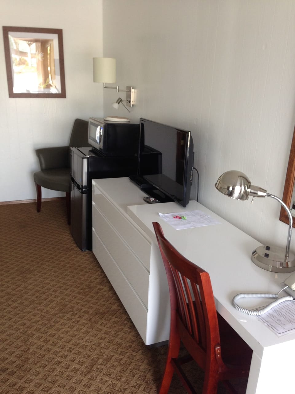 In-room business center
