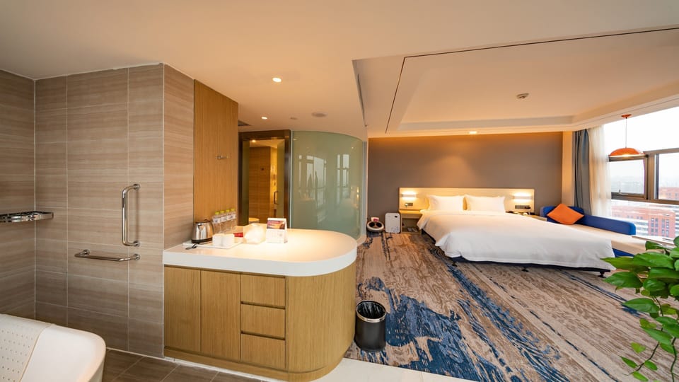 In-room safe, desk, blackout drapes, iron/ironing board