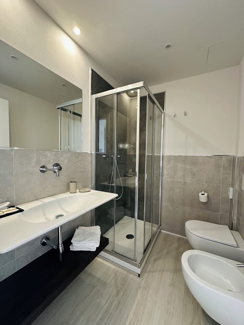 Standard Double or Twin Room | Bathroom | Shower, free toiletries, hair dryer, slippers