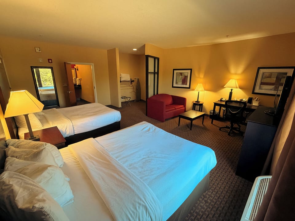 Suite, Multiple Beds, Mobility Accessible, Non Smoking | Premium bedding, pillowtop beds, in-room safe, desk