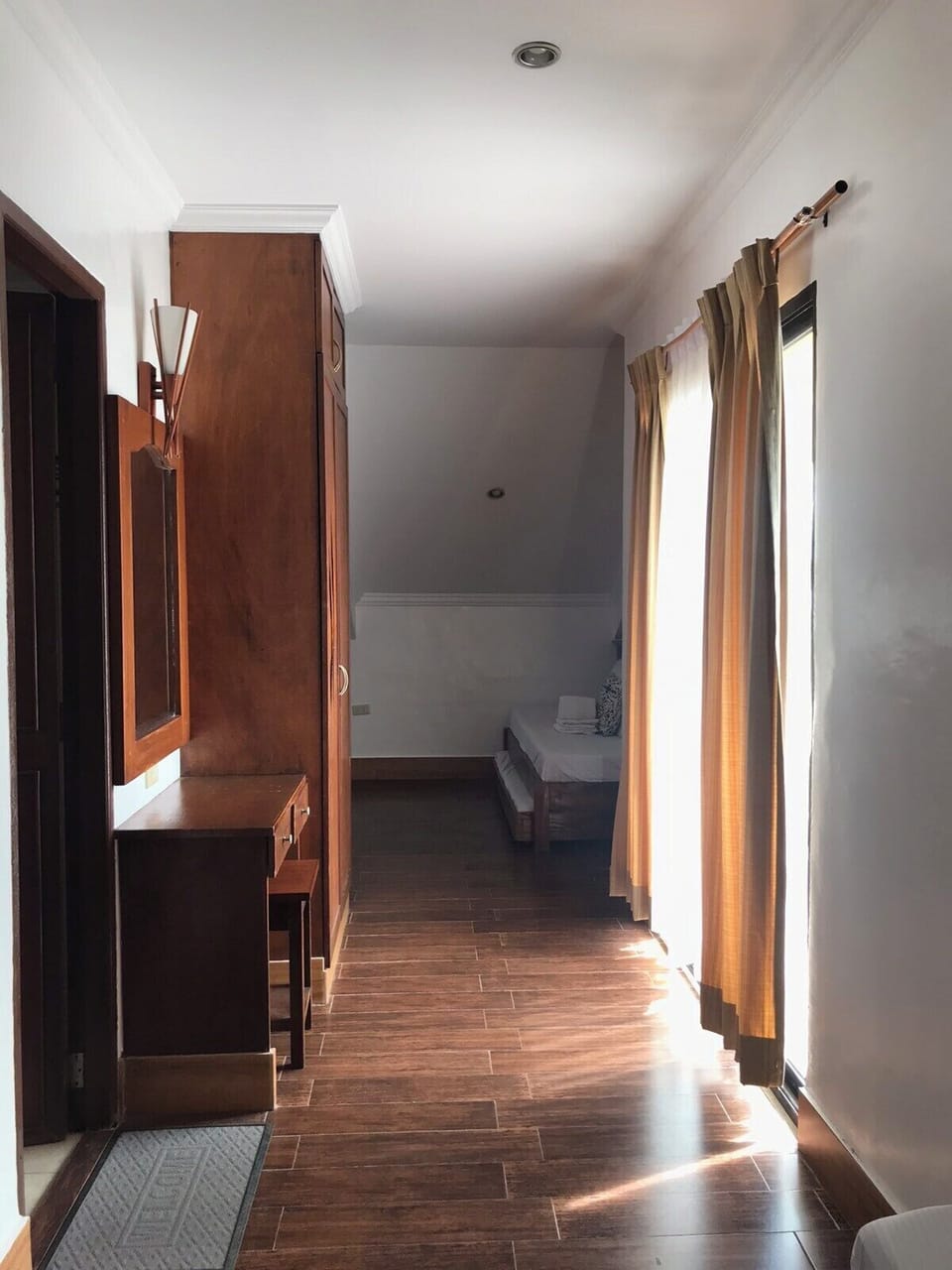 Apartment with Loft | Desk, bed sheets