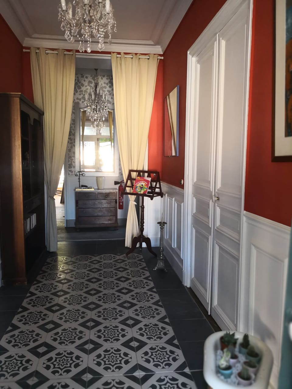 Interior entrance