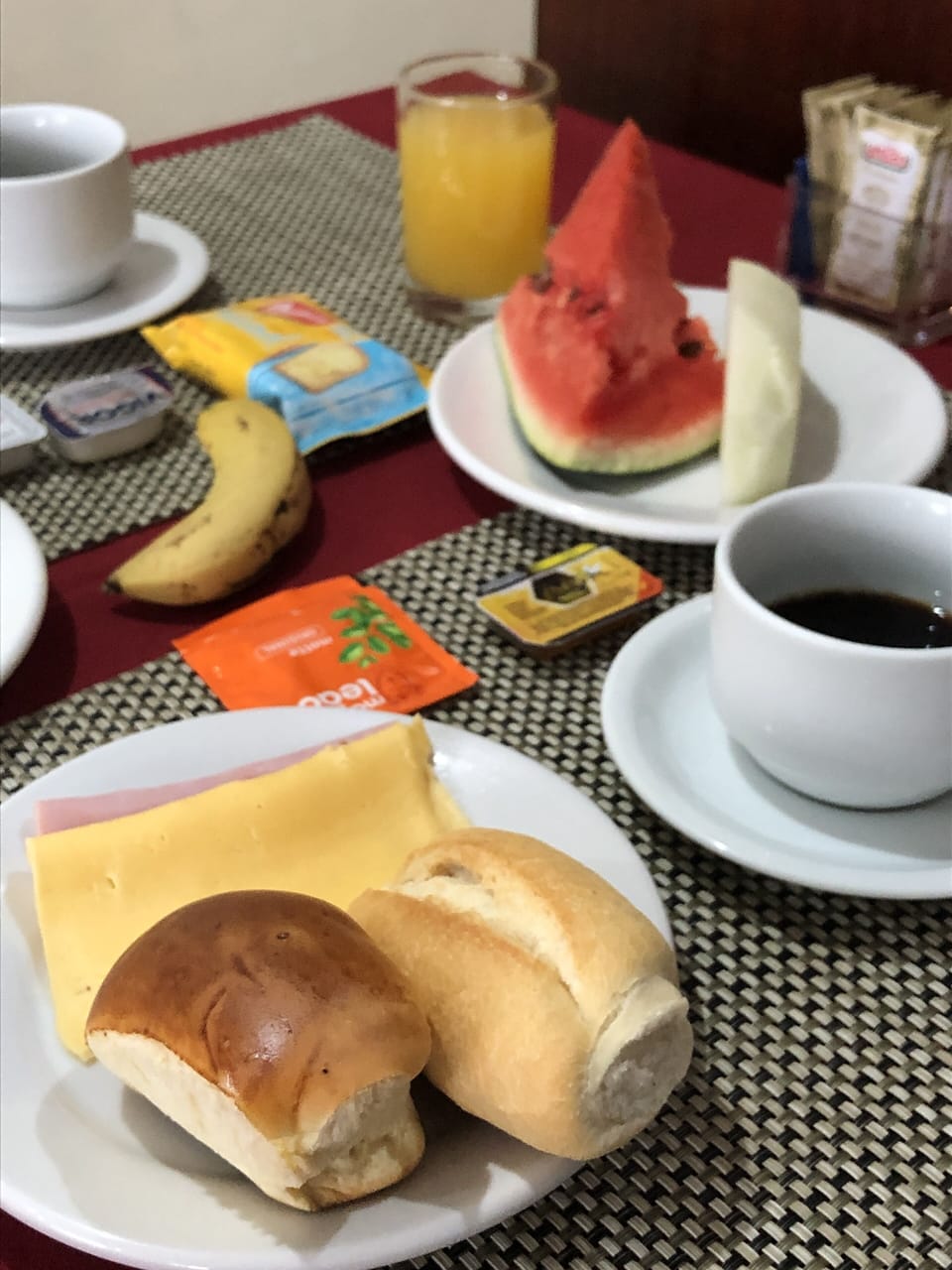 Free daily buffet breakfast