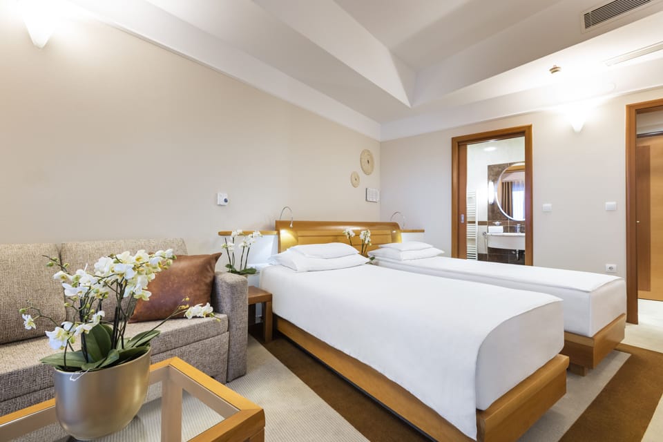 Standard Double Room, Balcony | Minibar, in-room safe, desk, free WiFi