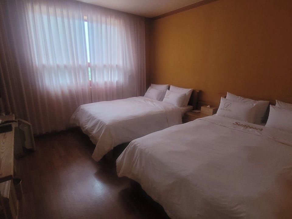 Basic Twin Room | Living area | 40-inch flat-screen TV with cable channels, TV