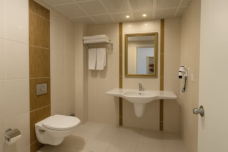 Suite, 1 Bedroom | Bathroom | Shower, rainfall showerhead, hair dryer, towels