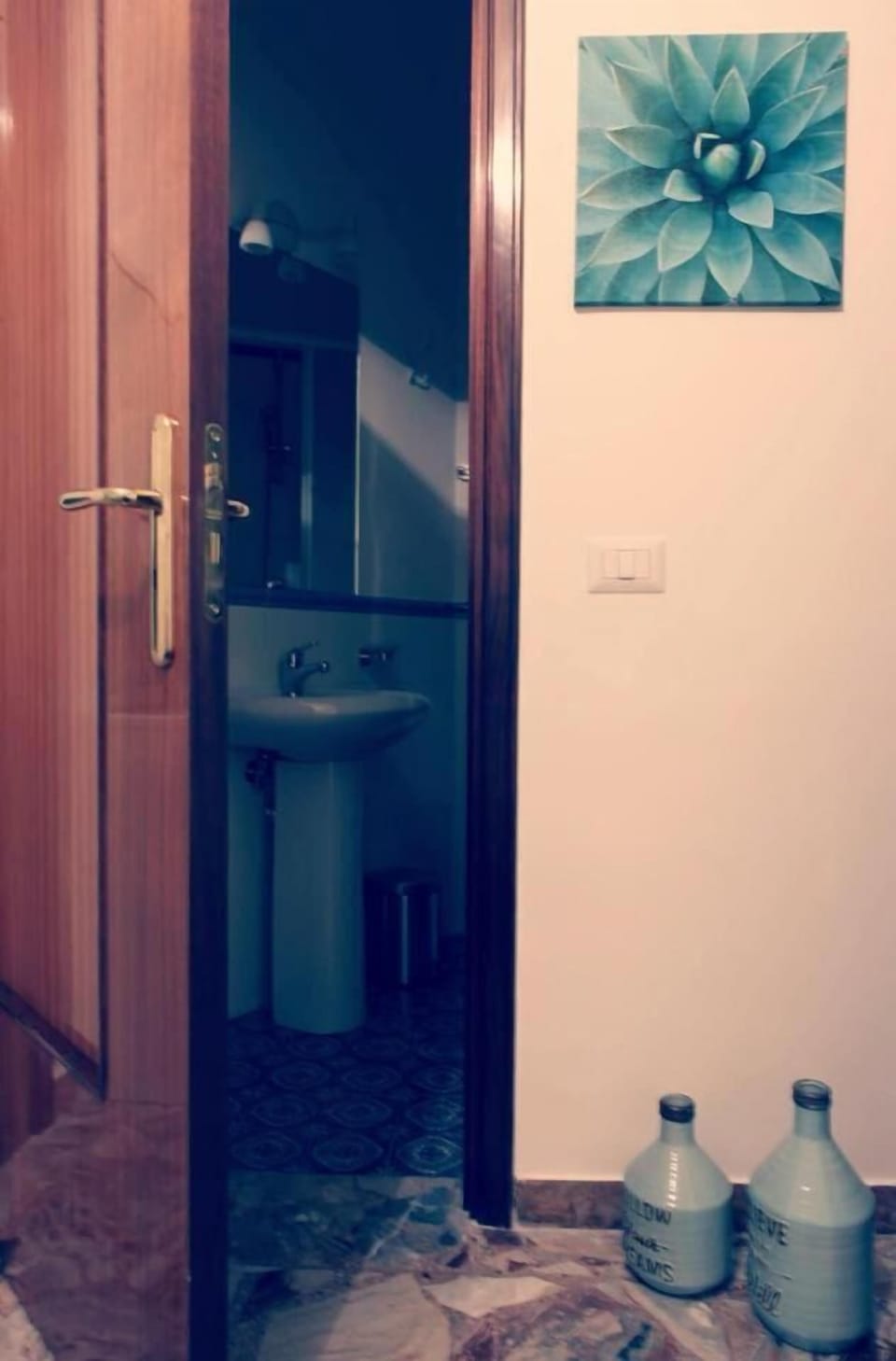 Shower, free toiletries, hair dryer, bidet