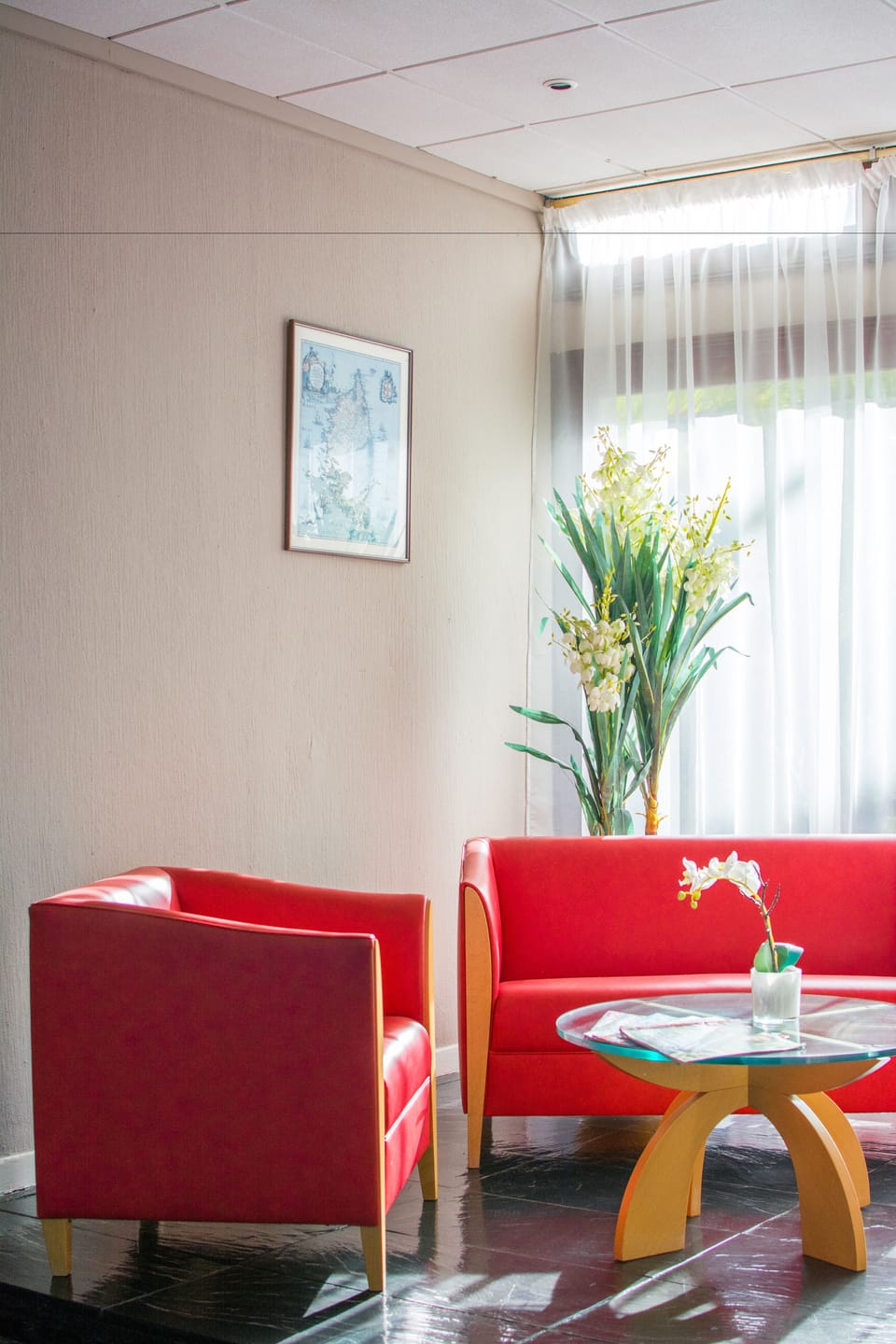 Lobby sitting area