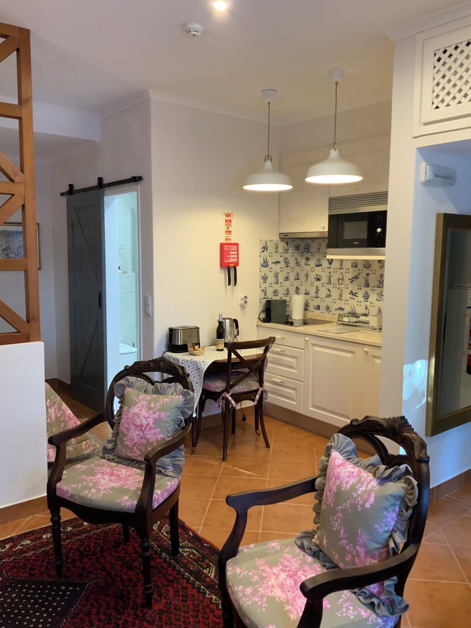Premier Studio, 1 Bedroom, Non Smoking, Kitchenette (Glicinias) | Private kitchen | Fridge, stovetop, espresso maker, coffee/tea maker