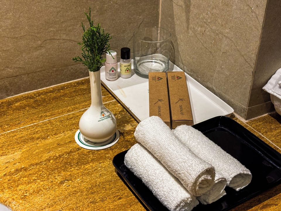 Junior Suite, Valley View | Bathroom | Shower, free toiletries, hair dryer, bathrobes