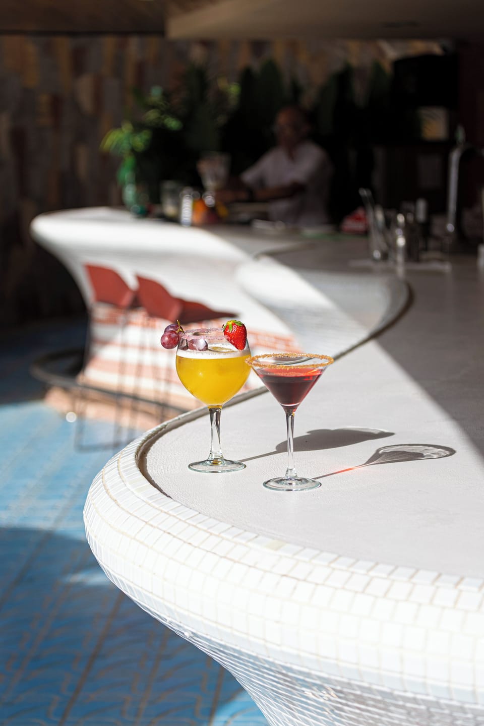 Poolside bar
