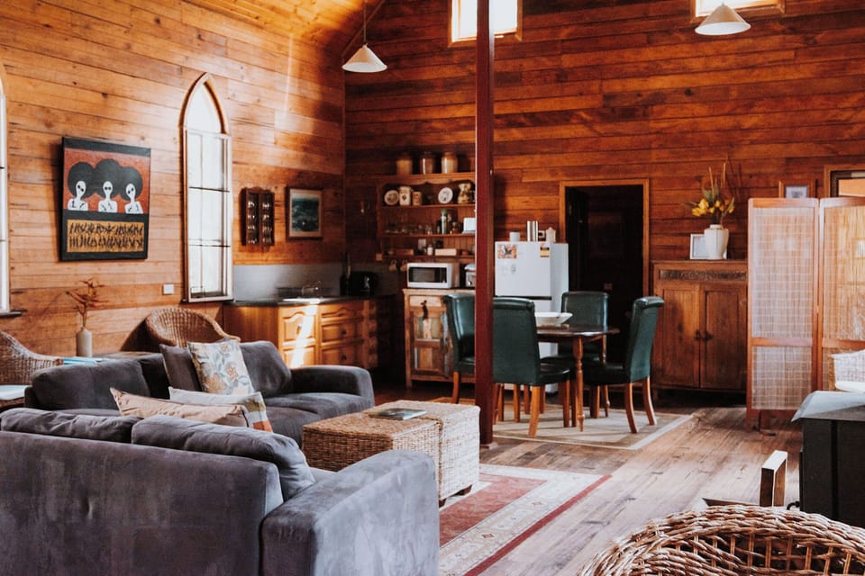 Church Loft | Premium bedding, pillowtop beds, blackout drapes, iron/ironing board