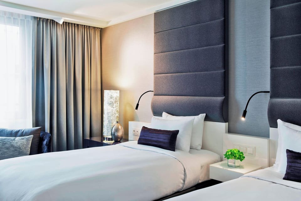 Premium bedding, minibar, in-room safe, desk