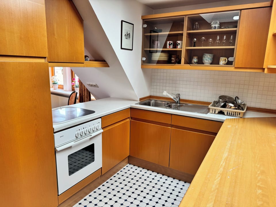 Family Apartment, City View | Private kitchen