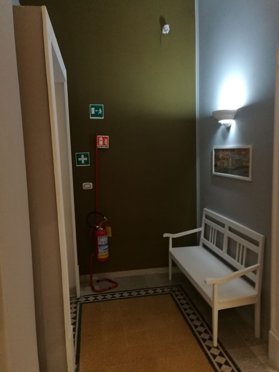 Interior entrance