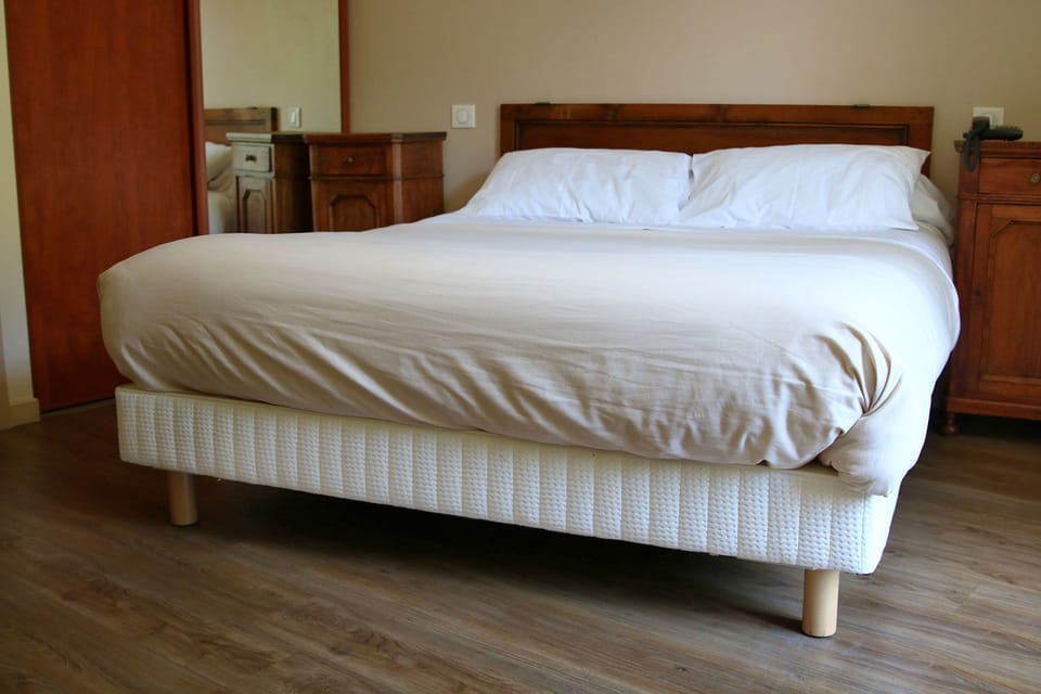 Desk, blackout drapes, soundproofing, iron/ironing board