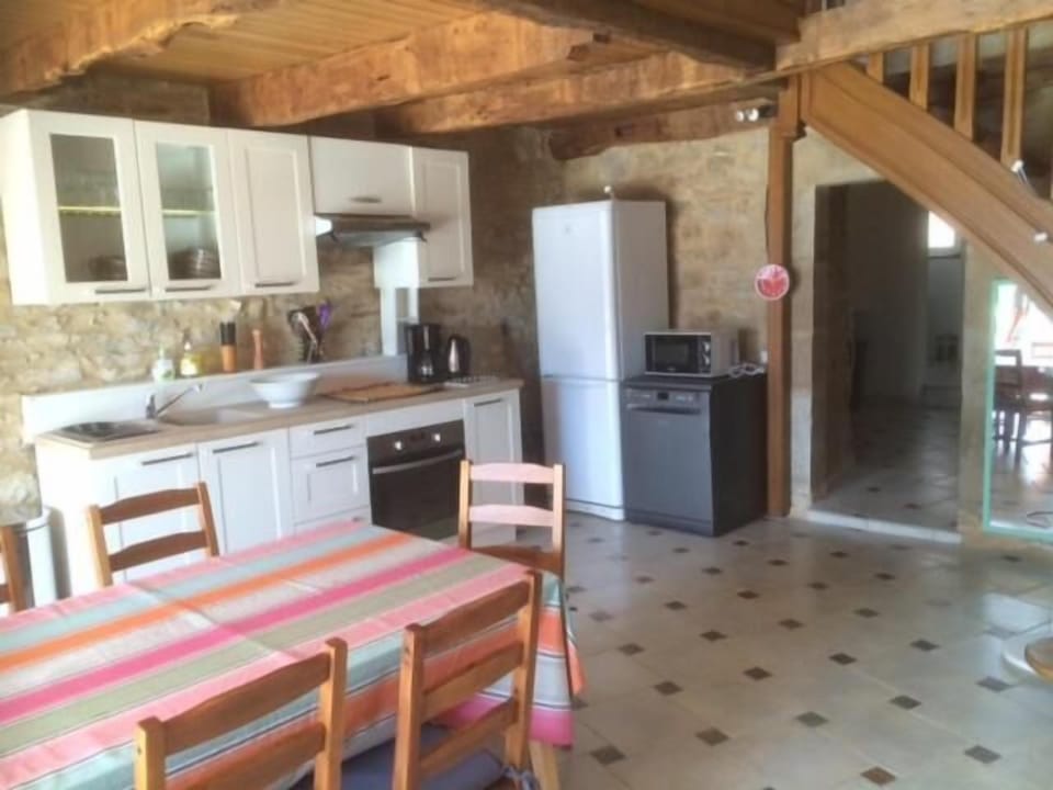 Shared fridge, microwave, coffee/tea maker, electric kettle