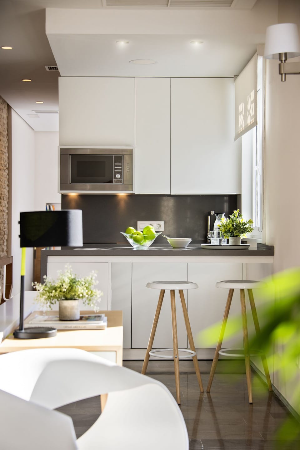 Penthouse, Non Smoking | Private kitchen | Full-size fridge, microwave, stovetop, dishwasher