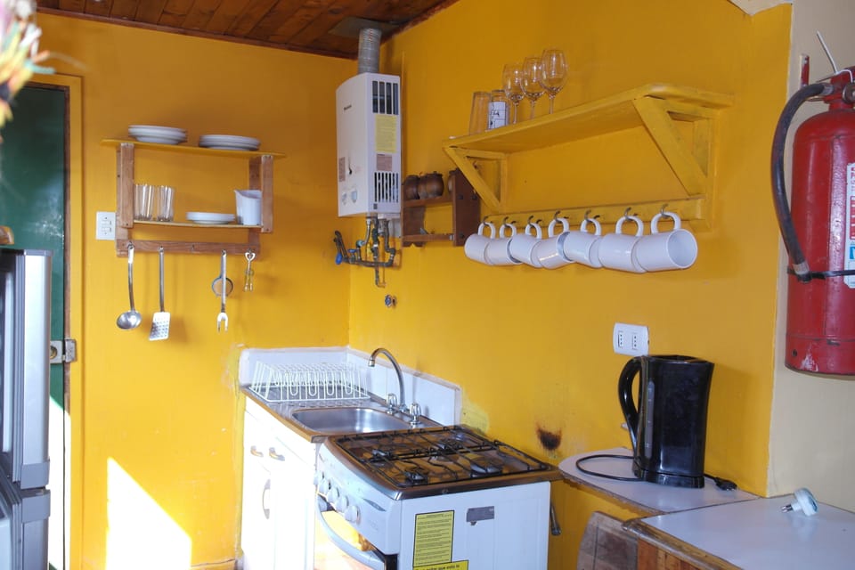 Family Cabin, 3 Bedrooms, Accessible, Private Bathroom (6 pax) | Private kitchenette | Full-size fridge, microwave, oven, stovetop
