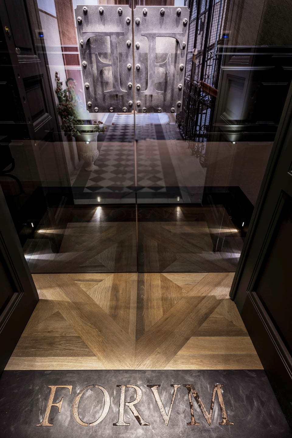 Interior entrance